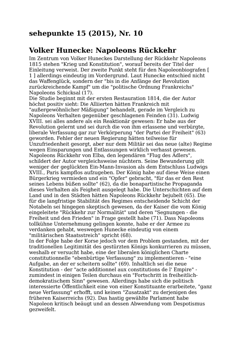 Open gallery for Napoleons Rückkehr