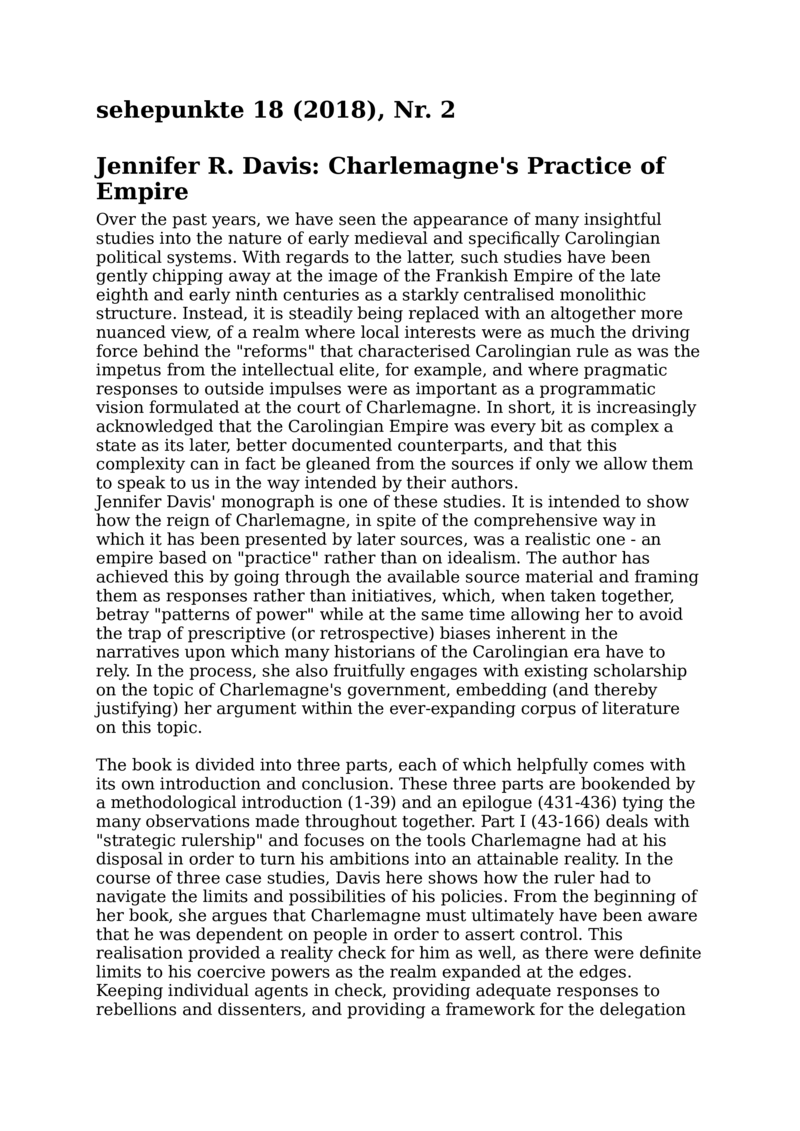 Open gallery for Charlemagne's Practice of Empire