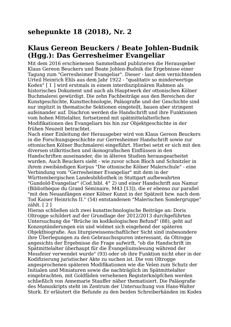 Open gallery for Das Gerresheimer Evangeliar