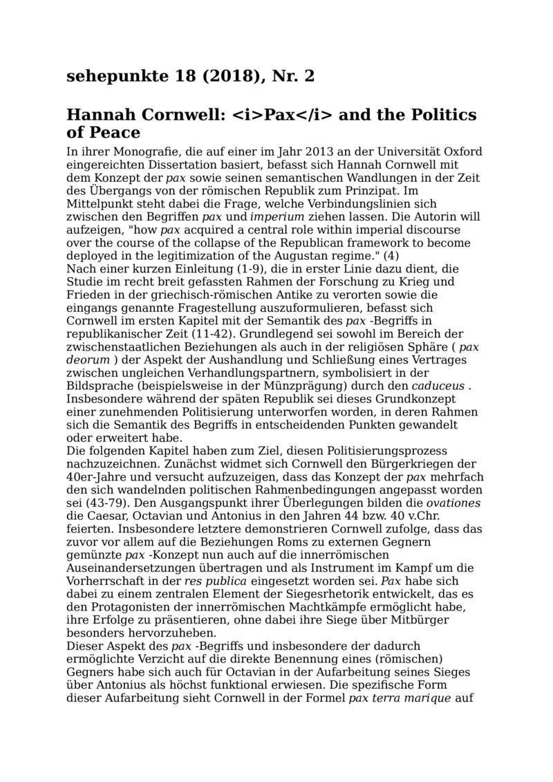 Open gallery for Pax and the Politics of Peace