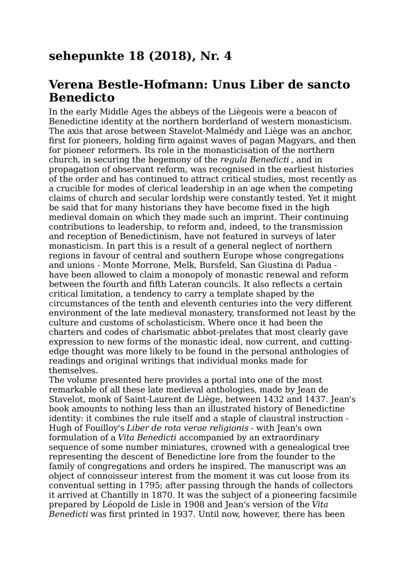 Open gallery for Unus Liber de Sancto Benedicto