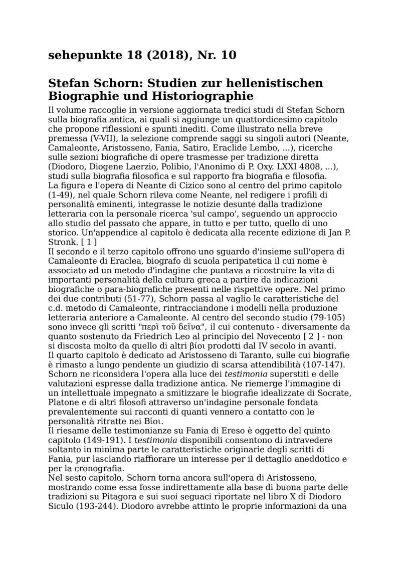 Open gallery for Studien zur hellenistischen Biographie und Historiographie