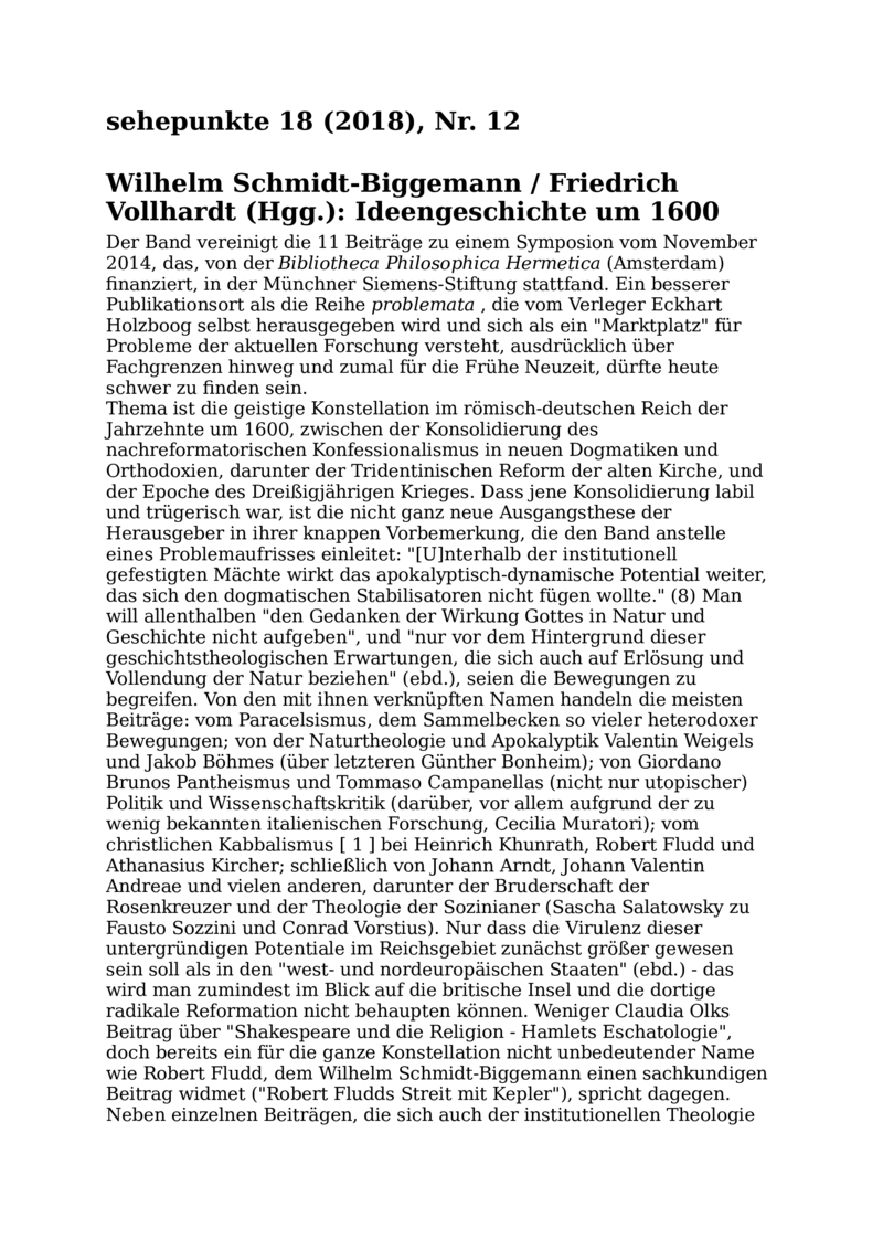 Open gallery for Ideengeschichte um 1600