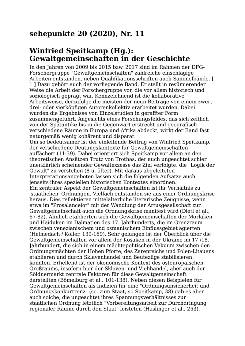 Open gallery for Gewaltgemeinschaften in der Geschichte