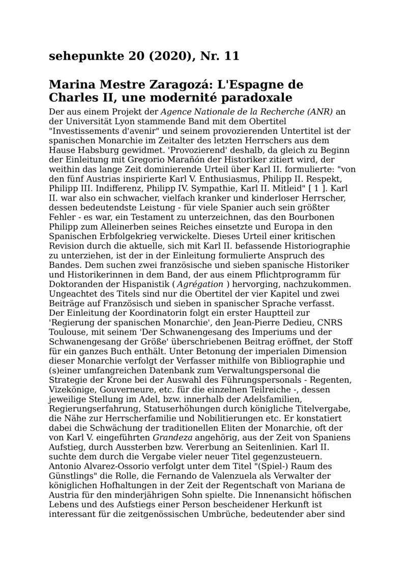 Open gallery for L'Espagne de Charles II, une modernité paradoxale
