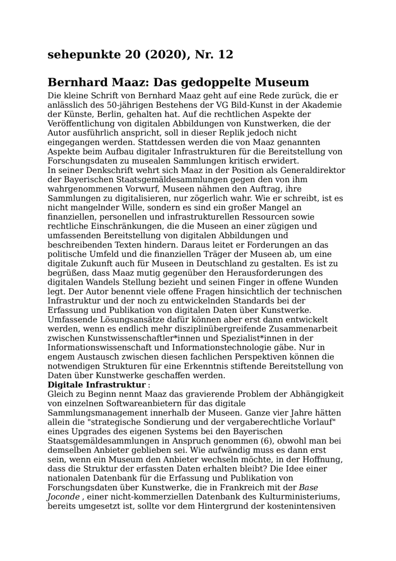 Open gallery for Das gedoppelte Museum