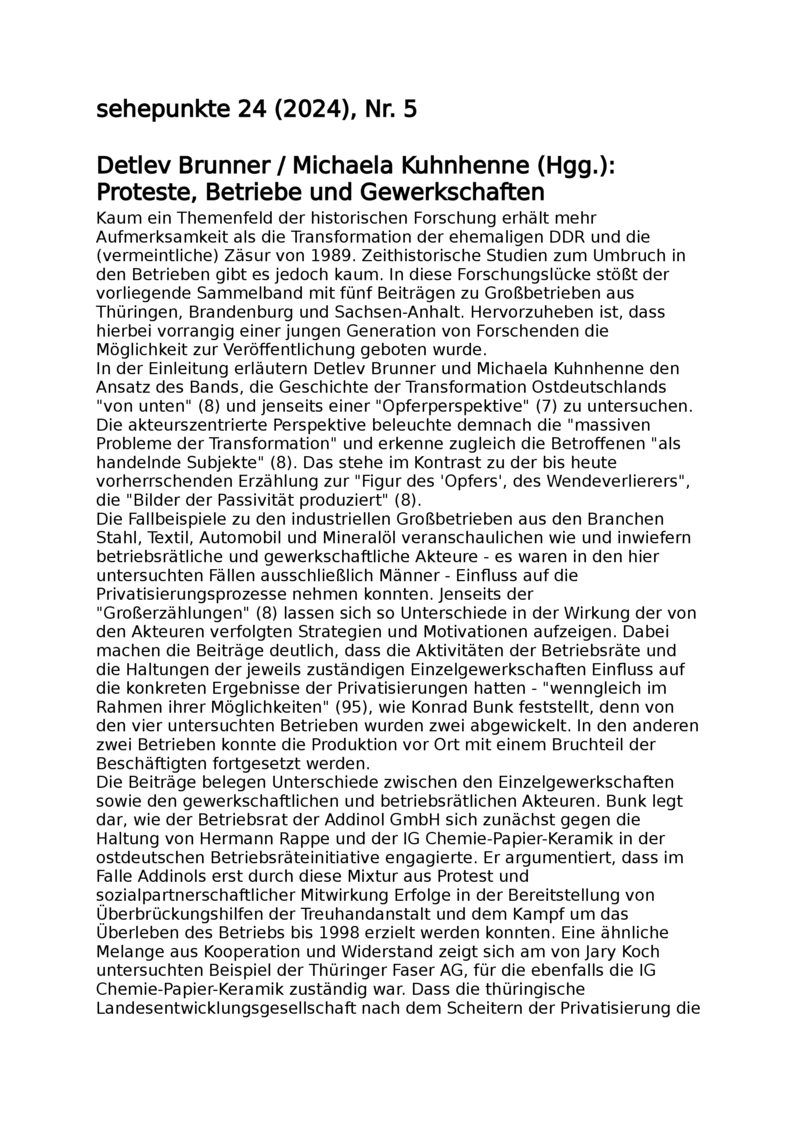 Open gallery for Proteste, Betriebe und Gewerkschaften