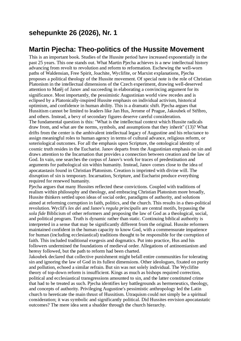 Open gallery for Theo-Politics of the Hussite Movement