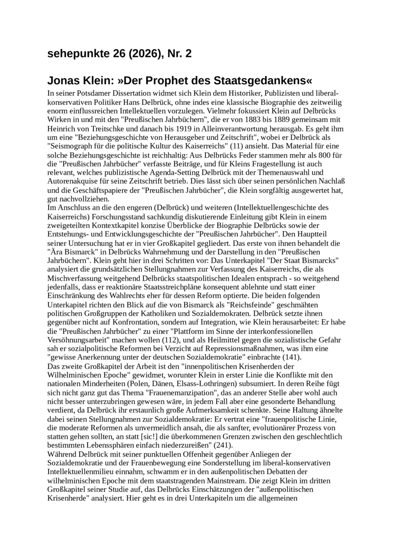 Open gallery for »Der Prophet des Staatsgedankens«