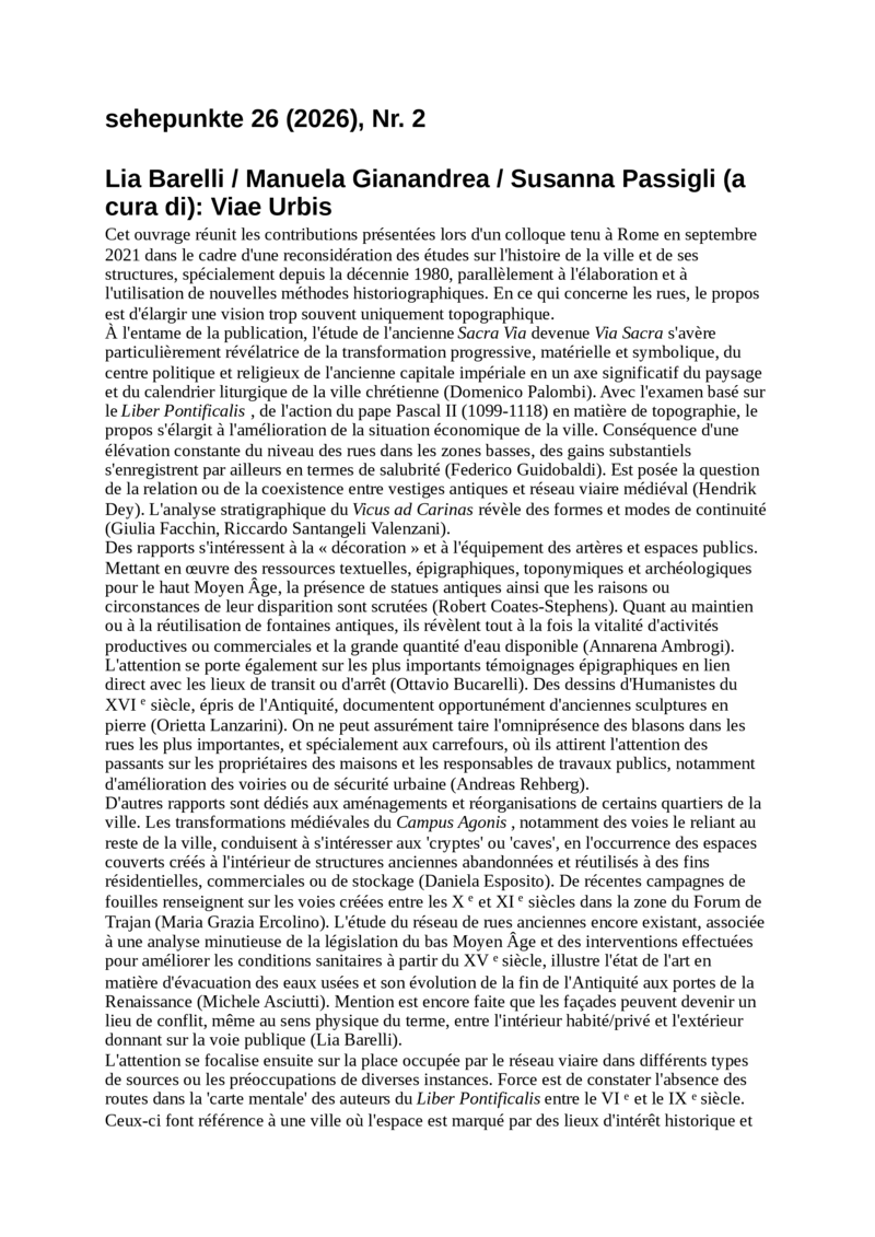 Open gallery for Viae Urbis