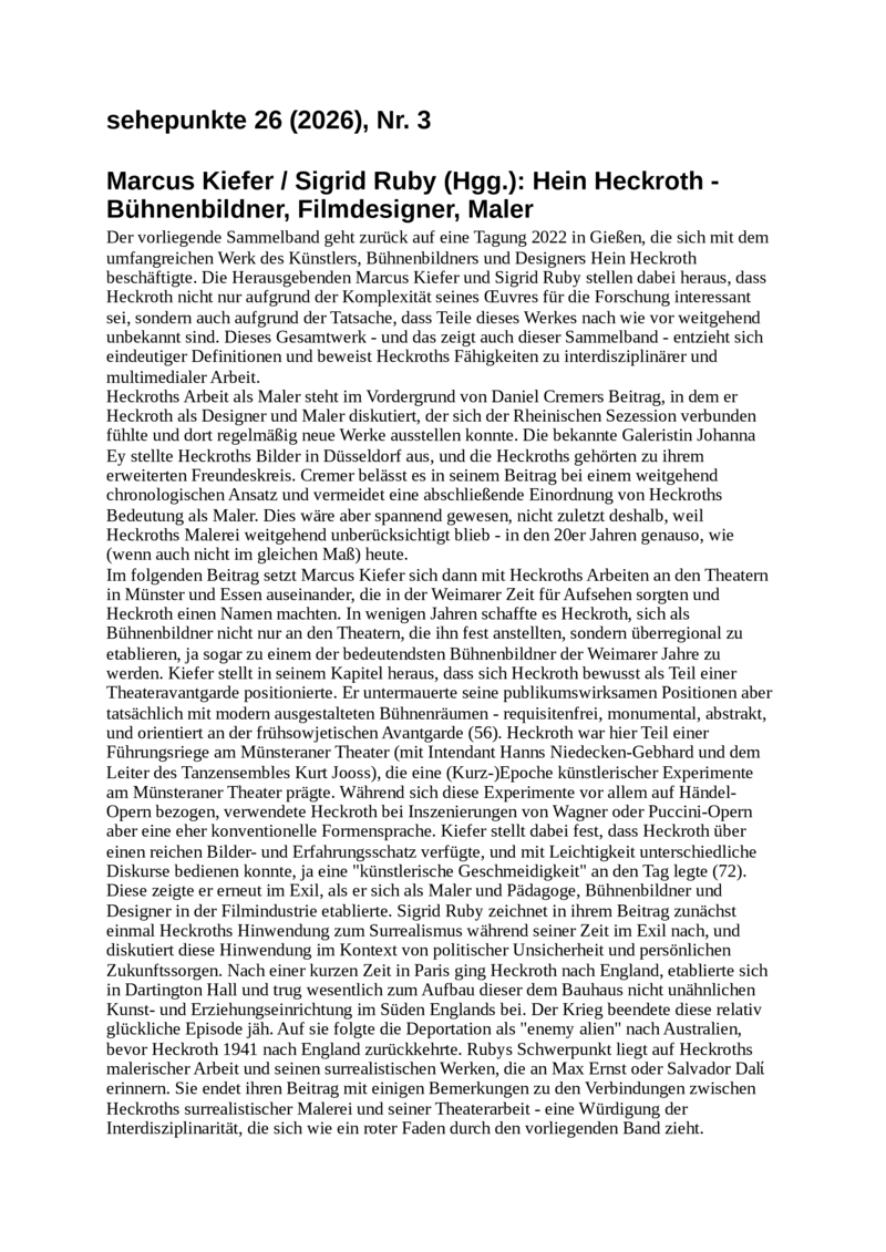 Open gallery for Hein Heckroth – Bühnenbildner, Filmdesigner, Maler