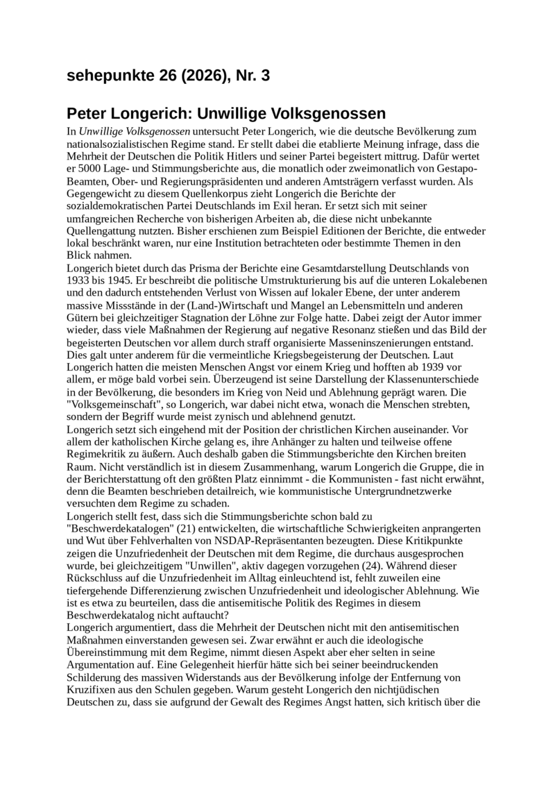 Open gallery for Unwillige Volksgenossen