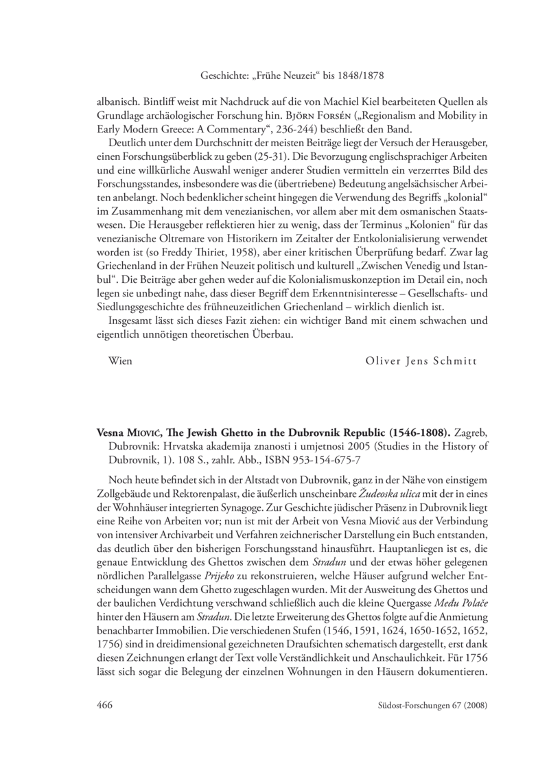 Open gallery for The Jewish ghetto in the Dubrovnik Republic (1546-1808)