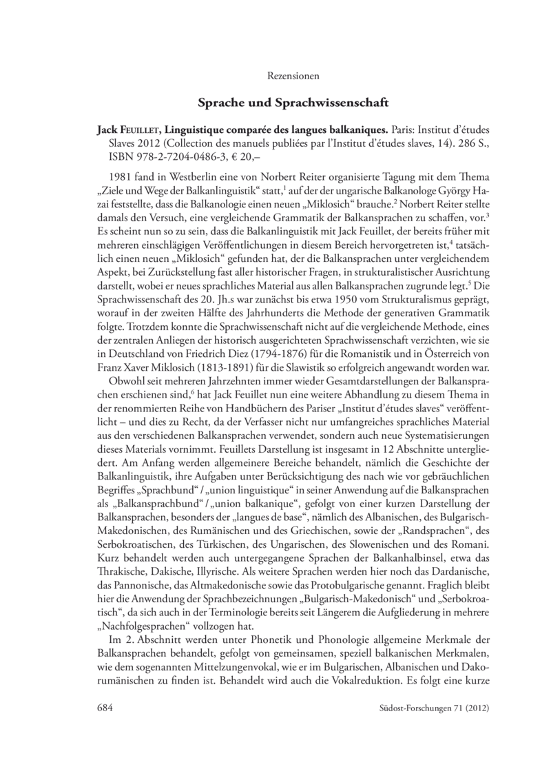 Open gallery for Linguistique comparée des langues balkaniques