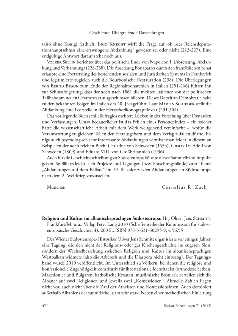 Open gallery for Religion und Kultur im albanischsprachigen Südosteuropa