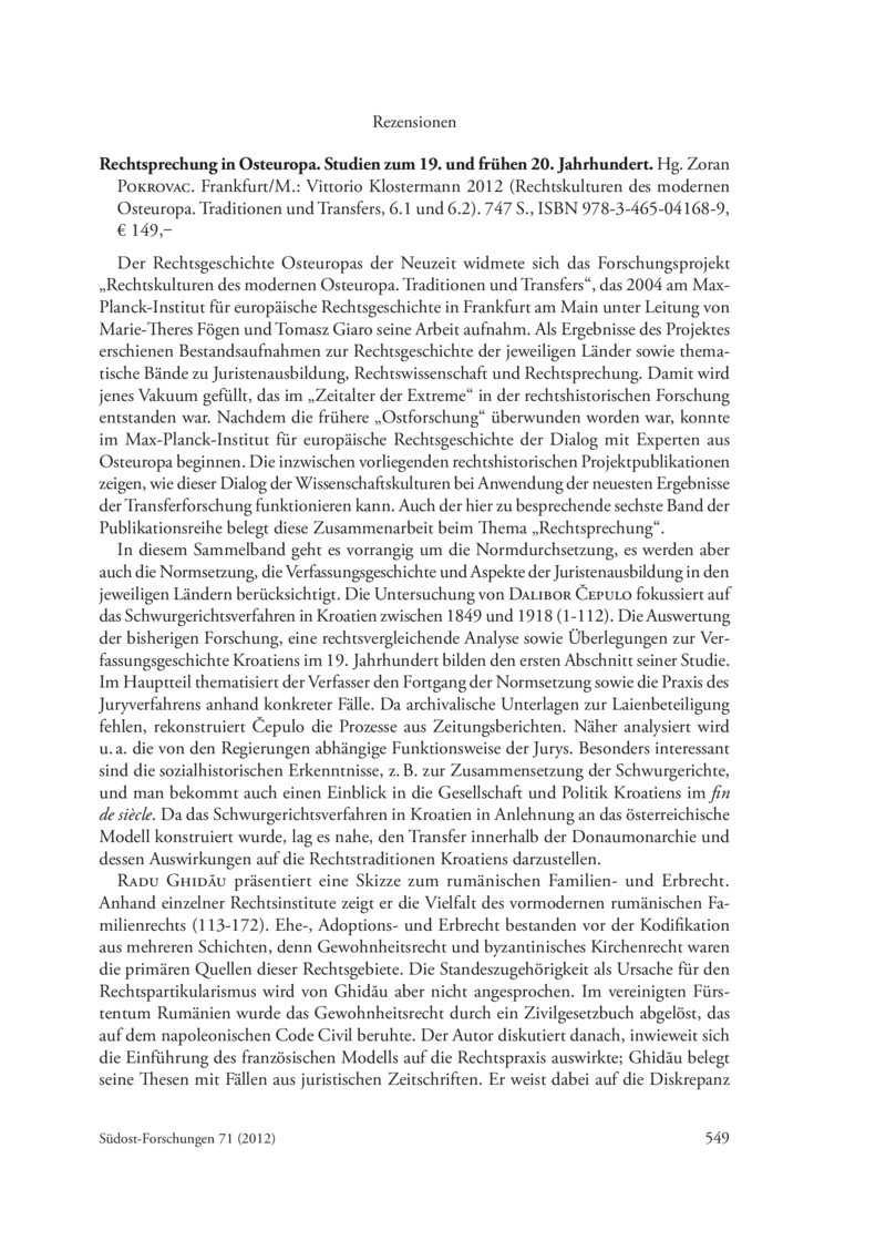 Open gallery for Rechtsprechung in Osteuropa