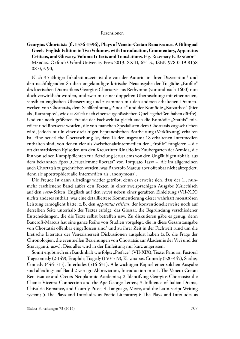 Open gallery for Plays of Veneto-Cretan Renaissance. A Bilingual Greek-English Edition in Two Volumes, with Introduction, Commentary, Appa ratus Criticus, and Glossary