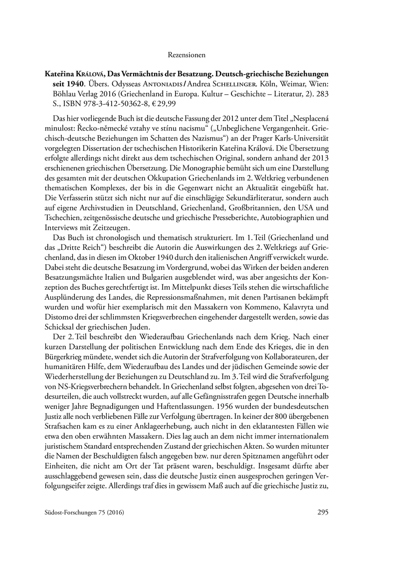 Open gallery for Das Vermächtnis der Besatzung