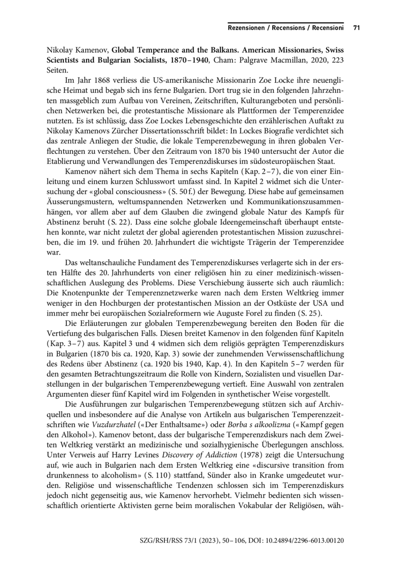 Open gallery for Global Temperance and the Balkans