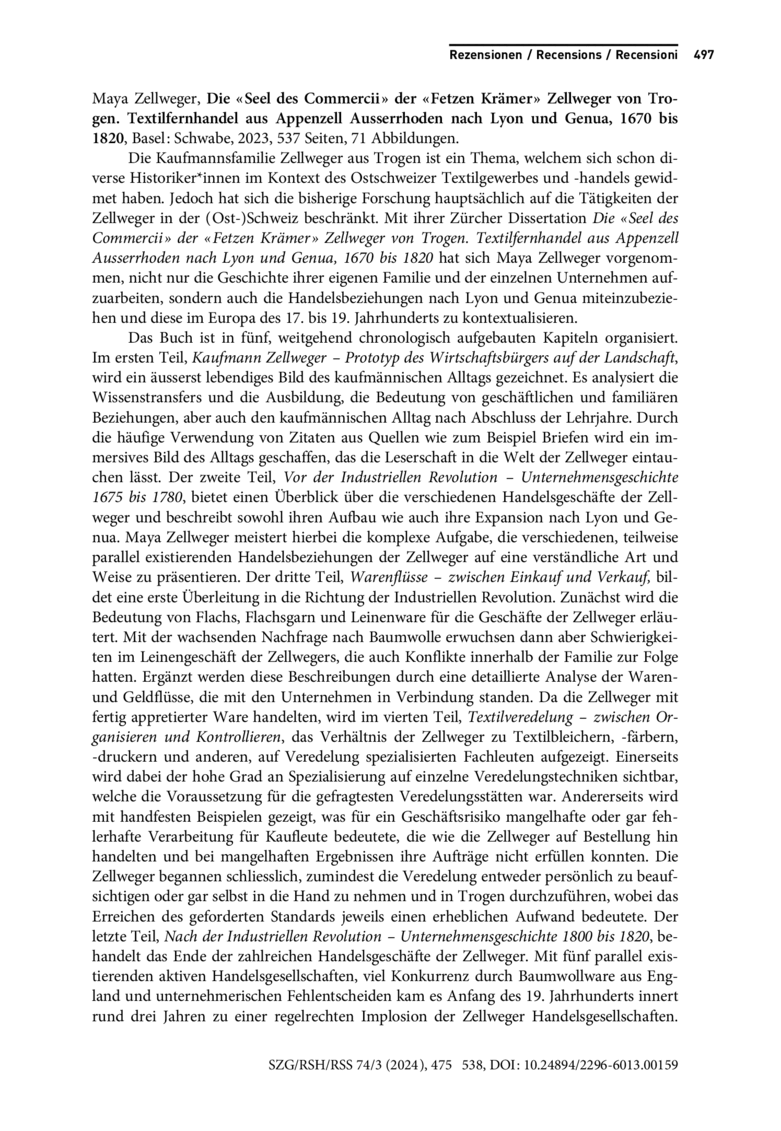 Open gallery for Die «Seel des Commercii» der «Fetzen Krämer» Zellweger von Trogen