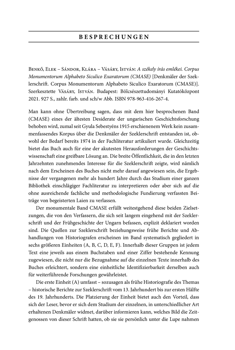 Open gallery for A székely írás emlékei