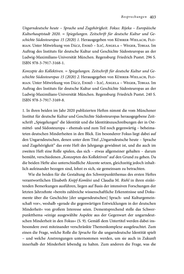 Open gallery for Ungarndeutsche heute – Sprache und Zugehörigkeit
