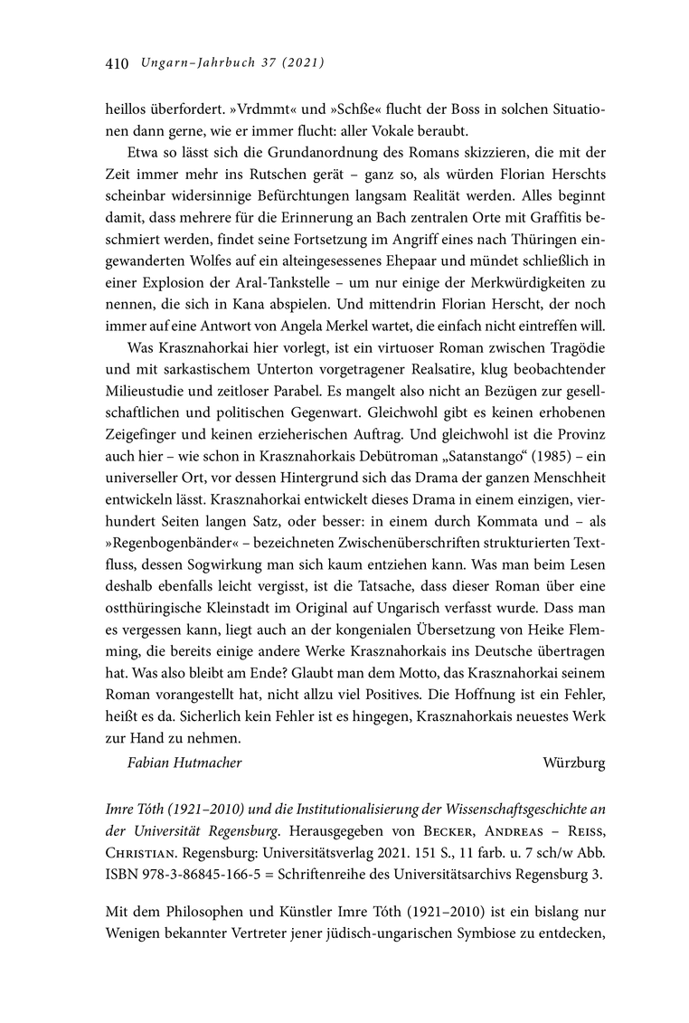 Open gallery for Imre Tóth (1921–2010) und die Institutionalisierung der Wissenschaftsgeschichte an der Universität Regensburg