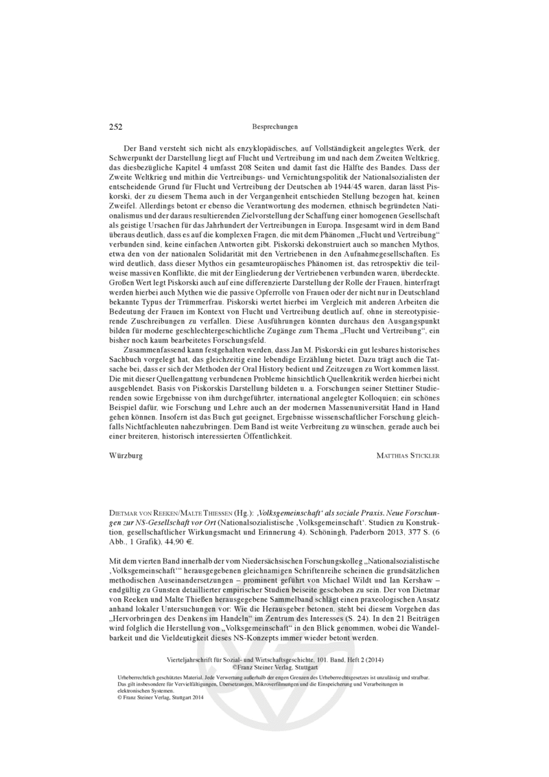 Open gallery for "Volksgemeinschaft" als soziale Praxis