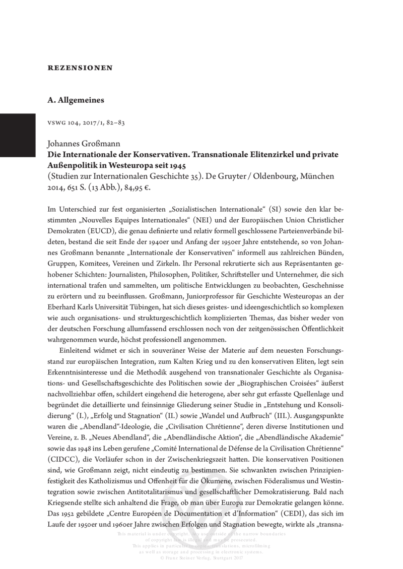 Open gallery for Die Internationale der Konservativen