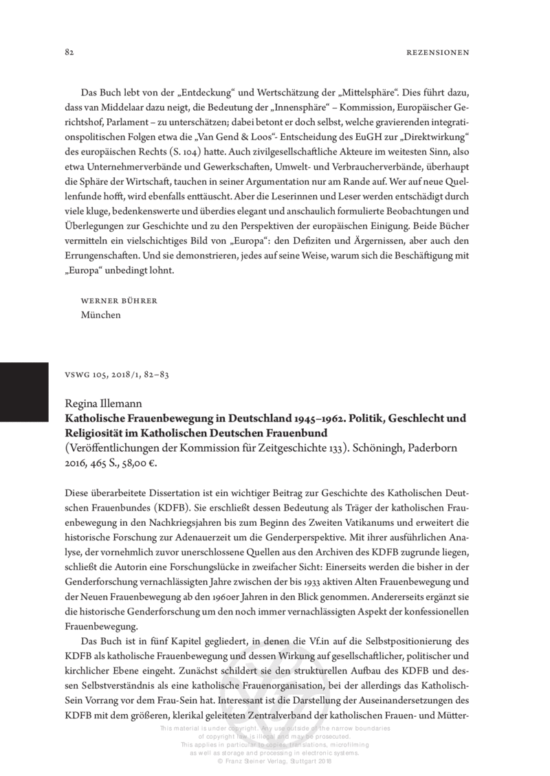 Open gallery for Katholische Frauenbewegung in Deutschland 1945–1962