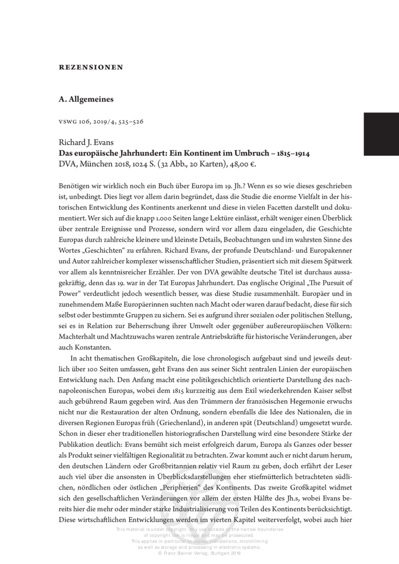 Open gallery for Das europäische Jahrhundert