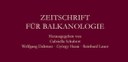 Zeitschrift für Balkanologie