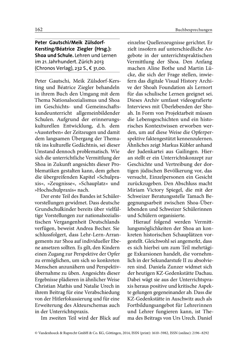 Open gallery for Shoa und Schule