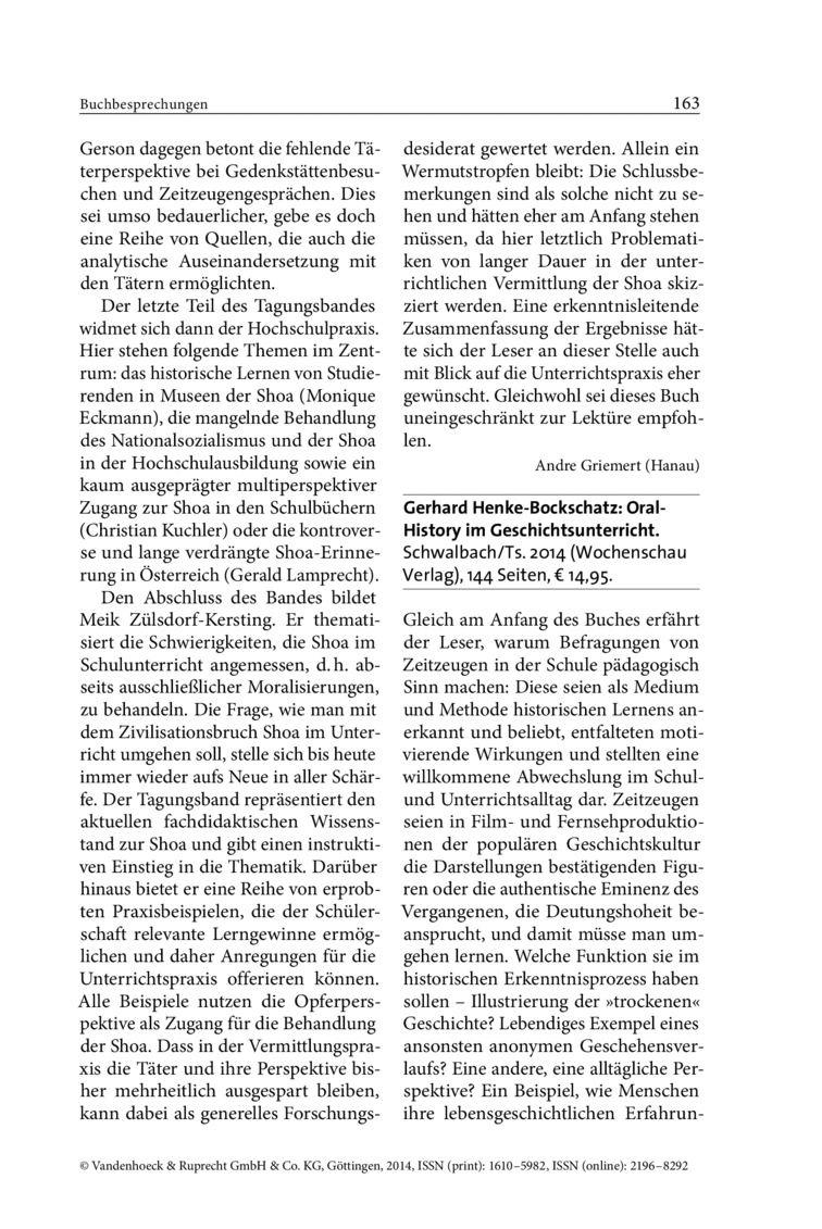 Open gallery for Oral-History im Geschichtsunterricht