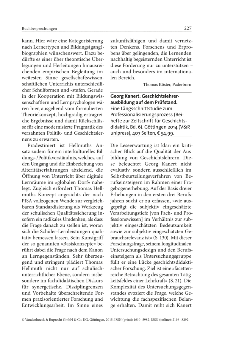 Open gallery for Geschichtslehrerausbildung auf dem Prüfstand