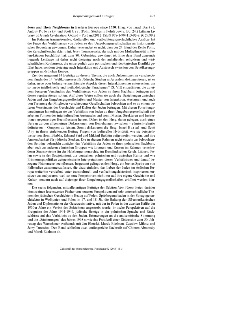 Open gallery for Jews and Their Neighbours in Eastern Europe since 1750
