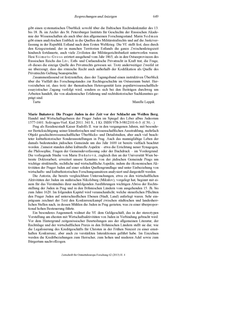 Open gallery for Die Prager Juden in der Zeit vor der Schlacht am Weißen Berg