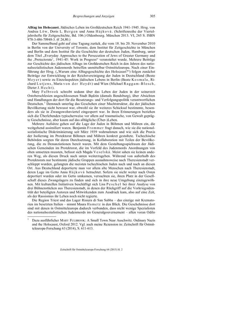 Open gallery for Alltag im Holocaust