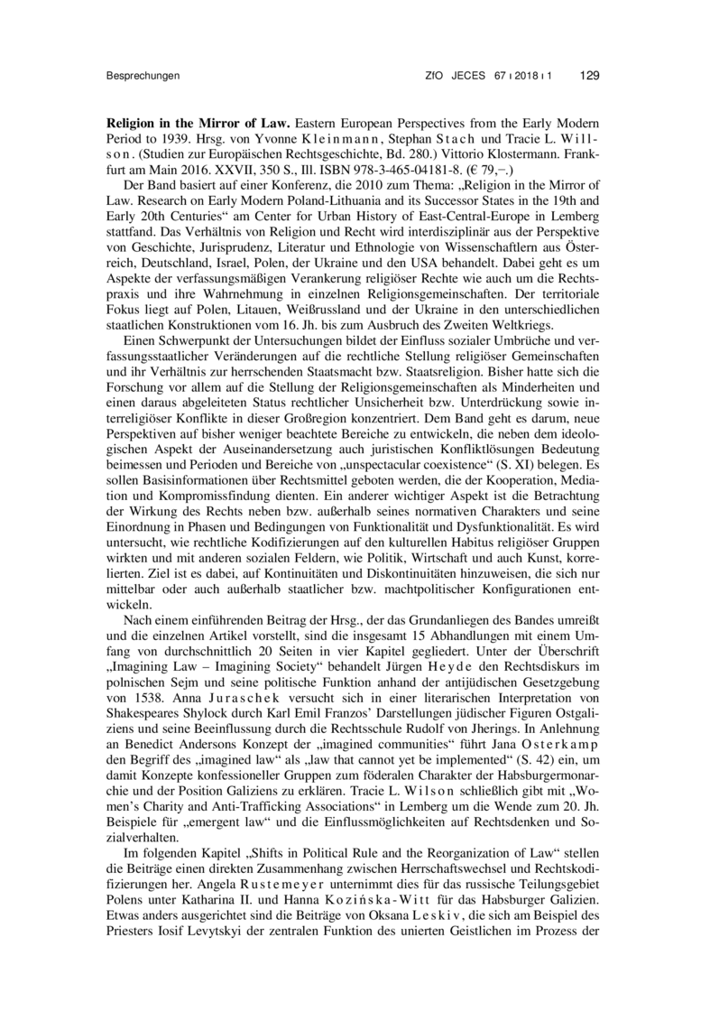 Open gallery for Religion in the Mirror of Law