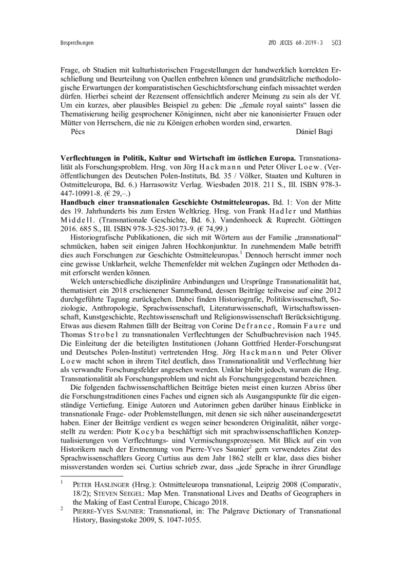 Open gallery for Handbuch einer transnationalen Geschichte Ostmitteleuropas