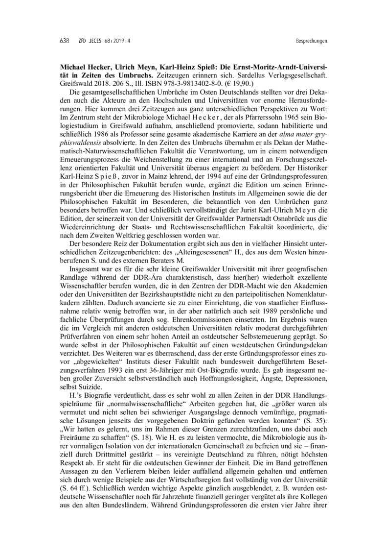 Open gallery for Die Ernst-Moritz-Arndt-Universität in Zeiten des Umbruchs