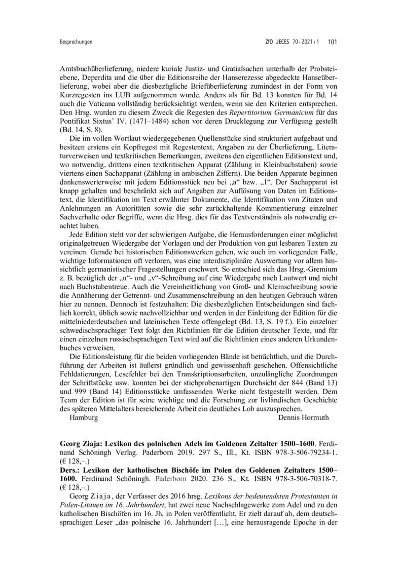 Open gallery for Lexikon der katholischen Bischöfe im Polen des Goldenen Zeitalters 1500–1600