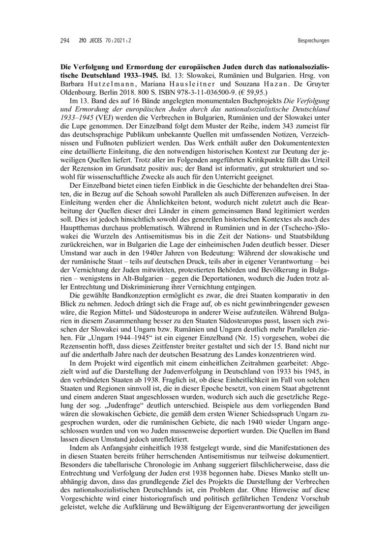 Open gallery for Die Verfolgung und Ermordung der europäischen Juden durch das nationalsozialistische Deutschland 1933–1945