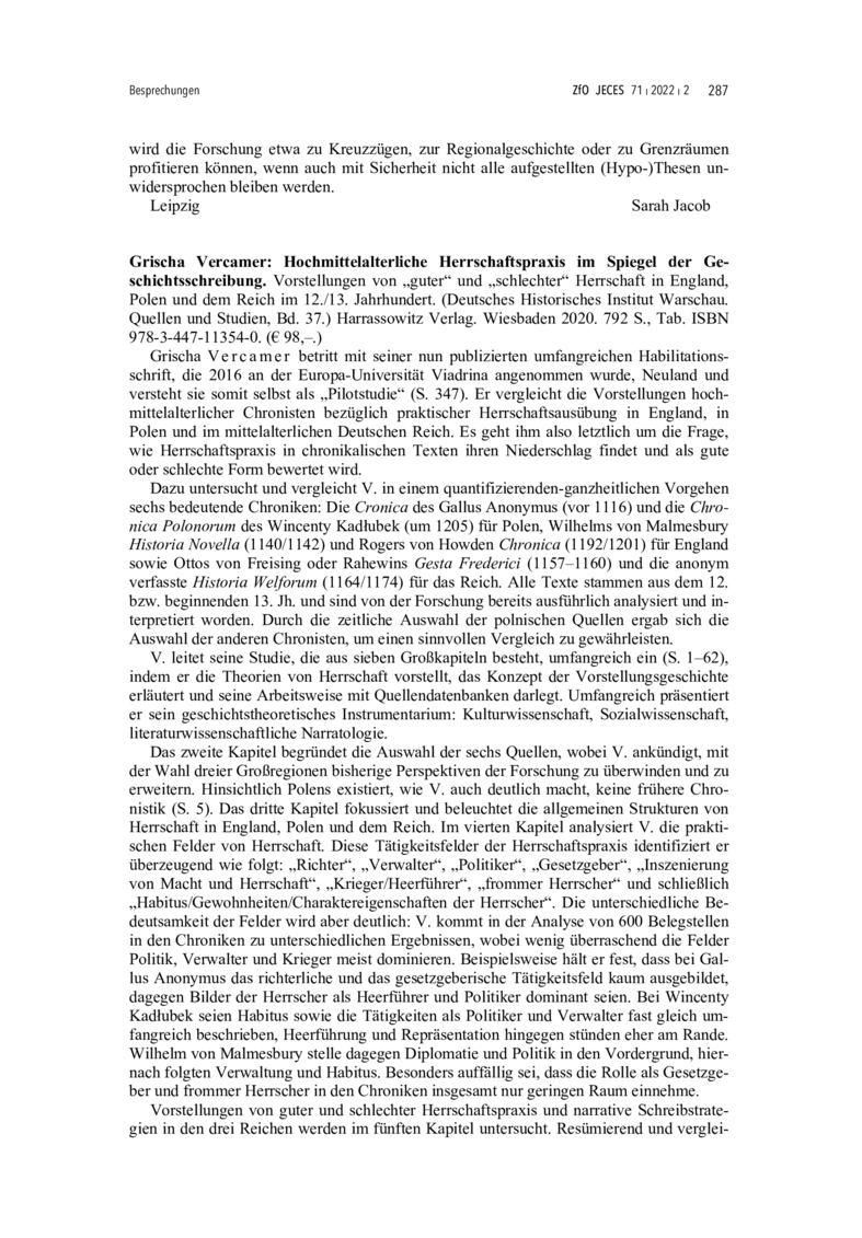 Open gallery for Hochmittelalterliche Herrschaftspraxis im Spiegel der Geschichtsschreibung