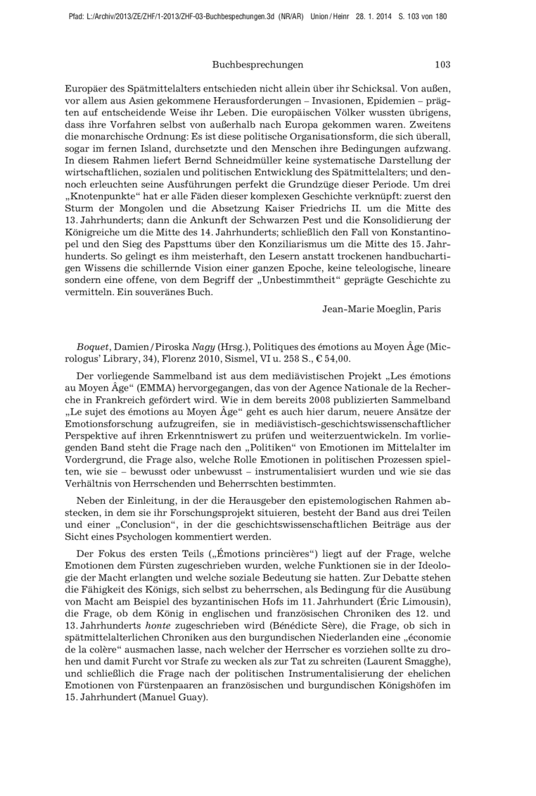 Open gallery for Politiques des émotions au Moyen Âge