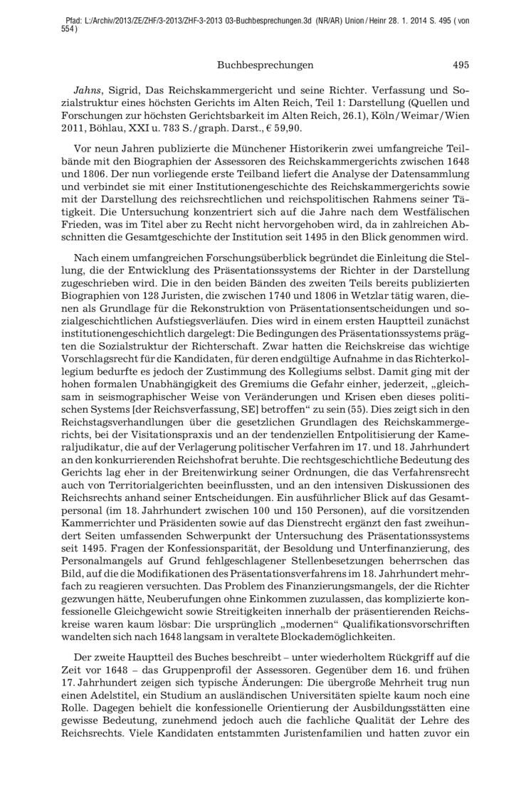 Open gallery for Das Reichskammergericht und seine Richter