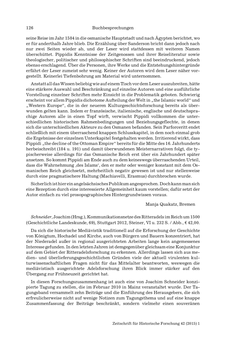 Open gallery for Kommunikationsnetze des Ritteradels im Reich um 1500