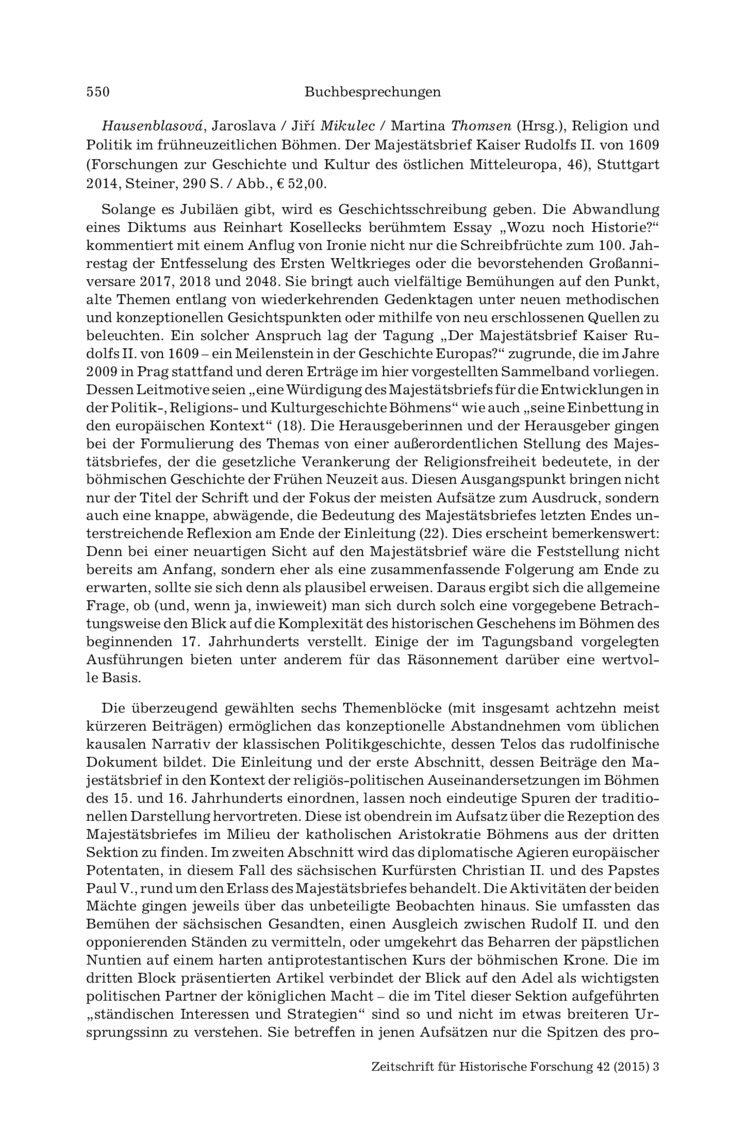 Open gallery for Religion und Politik im frühneuzeitlichen Böhmen