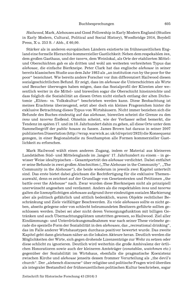 Open gallery for Alehouses and Good Fellowship in Early Modern England