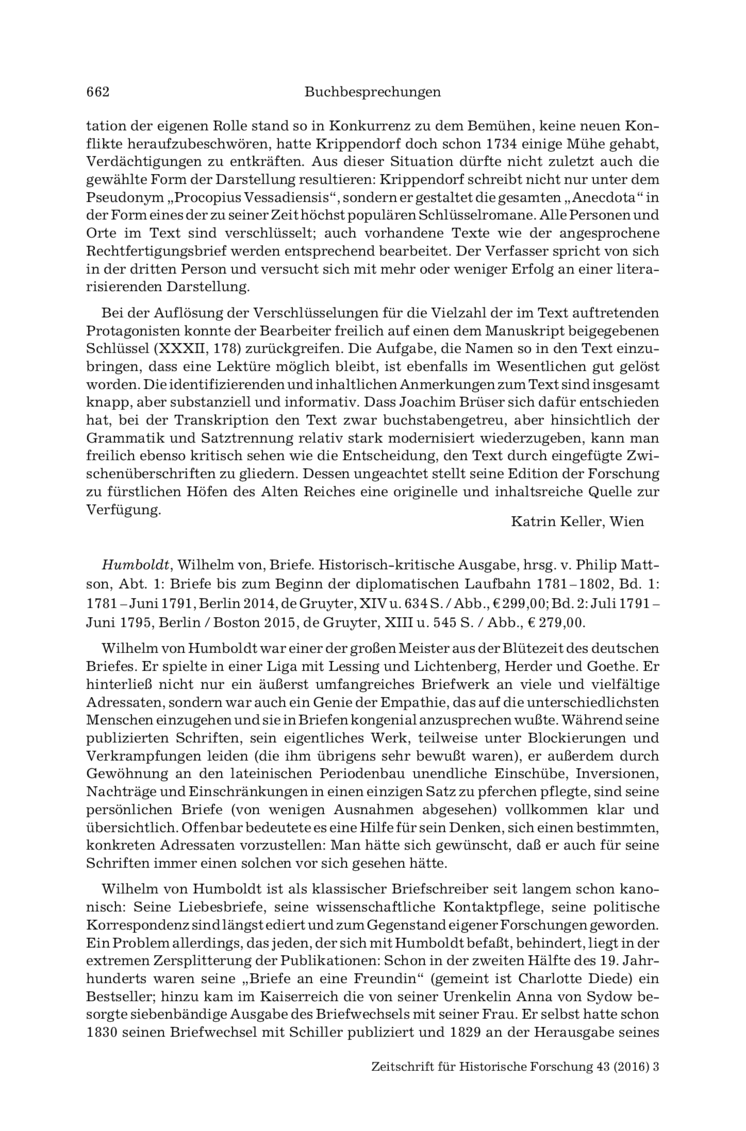 Open gallery for Briefe. Historisch-kritische Ausgabe. Abt. 1: Briefe bis zum Beginn der diplomatischen Laufbahn 1781–1802